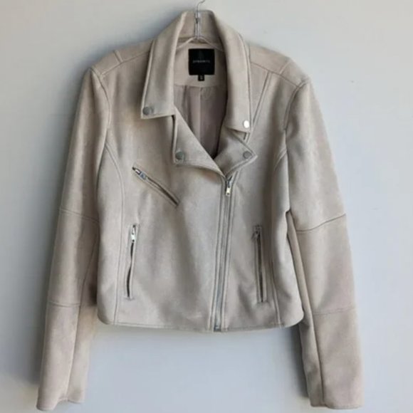 Dynamite Suede Moto Jacket XL - Picture 3 of 4